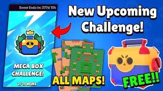 New MEGA BOX CHALLENGE!! - Maps and Rewards!! ( Brawl Stars )