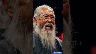 The Russian fighter kicked Kung Fu Grandpa in the crotch and he was angry. #wushufight #kungfu