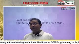 REEL P0265 INDIAN AUTOMOBILE DOCTOR IS PROVIDING TRAINING ON FAULT CODE CALL  8093777702  fault code