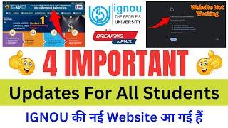 (Breaking News) IGNOU Website Not Working | IGNOU Exam Form Site Not Working | IGNOU New Website