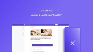 aXcelerate Webinar Series 004 - Learning Management System Overview