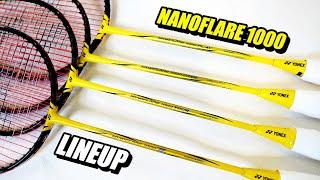 Yonex Nanoflare 1000 ENTIRE LINEUP - PLAY, GAME, TOUR, and Z