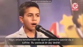 Ses Yarışmasında KUR'AN'I KERİM Okuyarak Jürileri Hayrete Düşüren Suriyeli Çocuk