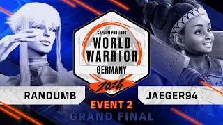 Randumb (Manon) vs. Jaeger94 (Lily) - Grand Final - Saltmine League - World Warrior 2024