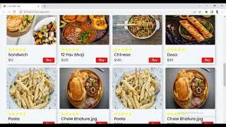 Create a Resposive Food/Restaurat wesite design using html css and Javascript from scratch