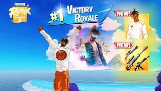 92 Elimination Solo Vs Squads "Zero Build" Gameplay Wins (Fortnite Remix chapter 2 PC)