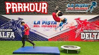 EXHIBICIÓN DE PARKOUR|MOVIMIENTOS BASICOS Y AVANZADOS DE PARKOUR EN LA PISTA DEL INFANTE