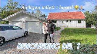 RENOVERING | Vårt hus!  House tour & börjar renovera