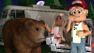 FAMILY CAMPING TRIP GONE WRONG! *MY DAUGHTER WAS ATTACKED BY A BEAR?* | Bloxburg Family Roleplay