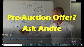 Pre-auction offer? Ask Andre Volkov. Buyer and Vendor perspectives.