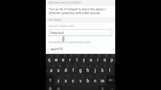 Tethering / hot spot on HTC - Android