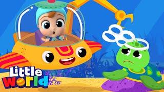 Sea Animal Rescue Team! | Kids Songs & Nursery Rhymes by Little World