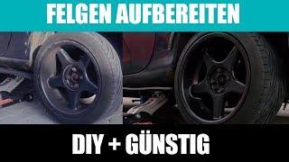 Bordsteinschäden Reparieren / Felgen aufbereiten für 20€ | How-To DIY Guide