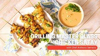 Bull Grills Master Class: Chicken Satay with Peanut Sauce