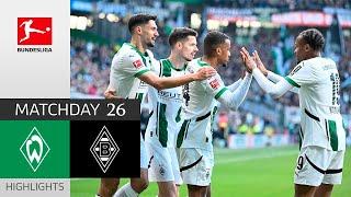 Werder Bremen - Borussia M'gladbach | 2:4 | Zusammenfassung | Bundesliga 2024-25 | bremen m'gladbach