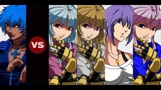 [MUGEN KOF] Bloo (K' Blue) vs Ice Girl Team