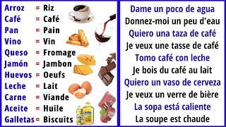 Les Aliments en Espagnol - La nourriture (Vocabulaire de base)  Leçon d’Espagnol