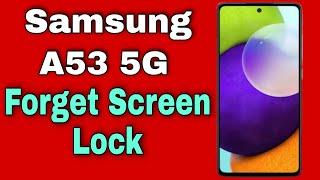 Hard Reset Samsung A53 5G Pattern Pin Password Unlock | Samsung A53 Forget/Reset Screen Lock