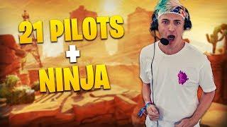 Ninja & 21 Pilots Tyler Joseph CLUTCH VICTORY ROYALE! Ft CourageJD (Lollapalooza)