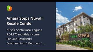 Amaia Steps Nuvali Resale Condo