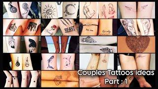Couple tattoo designs | Best Couple tattoo ideas | Matching tattoos couples |Tattoo images | Part -1