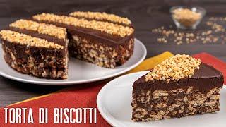 TORTA DI BISCOTTI Ricetta Facile e Senza Cottura - Fatto in Casa da Benedetta