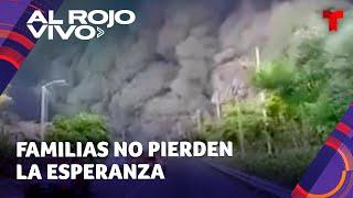 Familiares buscan víctimas de la erupción del Volcán de Fuego en Guatemala