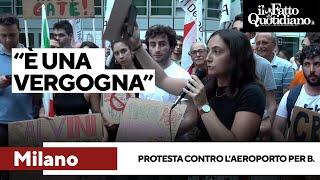 “Che Italia arriverà nel mondo? È una vergogna”: protesta per dire "no" all'aeroporto per Berlusconi