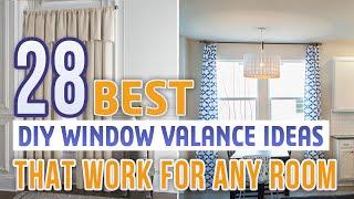 28 Best DIY Window Valance Ideas That Work For Any Room