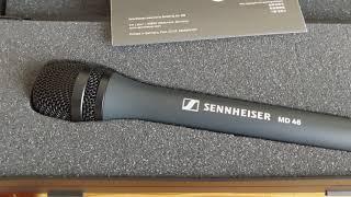 Sennheiser MD 46 - otwieram pudełko z mikrofonem