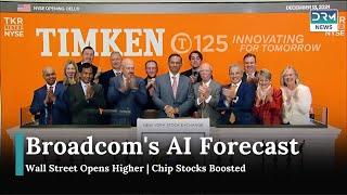 Wall Street Opens Higher as Broadcom's AI Forecast Boosts Chip Stocks | News Today | AF14