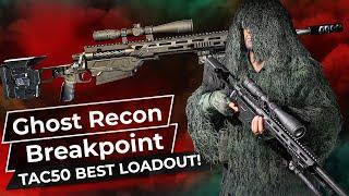 TAC50 Best Loadout - The Best Sniper Rifle in Ghost Recon Breakpoint
