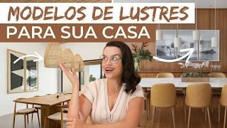 MODELOS DE LUSTRES PARA SUA SALA DE JANTAR - Mariana  Cabral