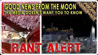 The media doesn't want you to see this GOOD news from NASA Moon Missions and SpaceX!  RANT ALERT