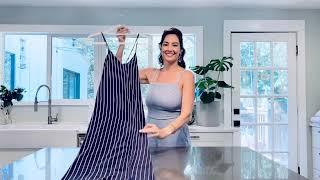 Organize Your Closet | How to Hang Long Dresses