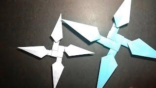  Super SHURIKEN!!! How to make a shuriken out of paper 