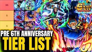 One Piece Bounty Rush Pre 6th Anniversary Tier List 2024 - Rating EVERY Character in OPBR!