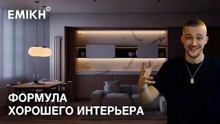 Emikh: Дизайн квартиры в стиле minimal в ЖК Европейский берег, 100 м²