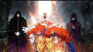 Ultra instinct Goku Infinity explodes, ending the lives of all creatures after Gohan's sacrifice.