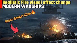 Next Update Fire animation changes|  Modern Warships|  Very cool!