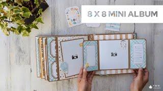 Baby 8 x 8 Scrapbook | Tutorial Trailer | Hello Baby | Echo Park