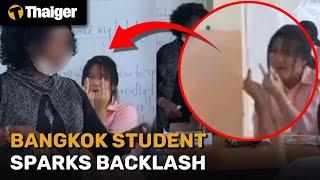 Thailand News | Bangkok student’s offensive gesture triggers backlash