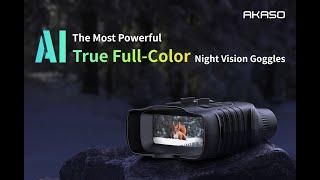 AKASO Seemor—The World's First AI-ISP Full-Color Night Vision Goggles