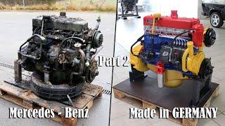 Truck engine restoration from 1956! Mercedes Benz L 312 - OM312A Part 2