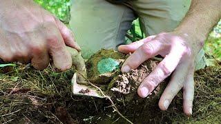 It changes the way you look at things when you find a place like this metal detecting