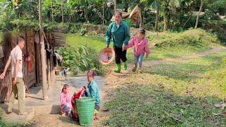 Dad got drunk and chased mother and child out of the house, and they wandered around