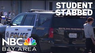 16-year-old student stabbed at South San Francisco High School