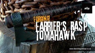 Forging a Tomahawk from a Farrier's Rasp