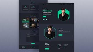 Responsive Personal Portfolio Website Using HTML CSS & JavaScript