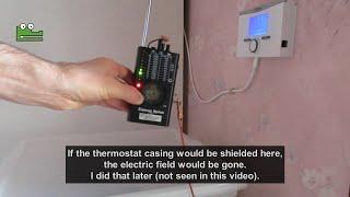 Boiler & Thermostat - Shielded electric wire with ground and drain -- pulsing EMF EMI -- (Part 2)